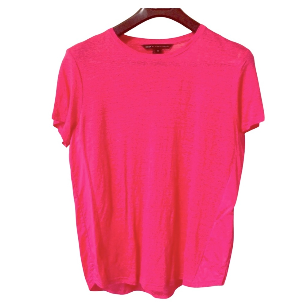 Marc by Marc Jacobs Pink Linen Tee
